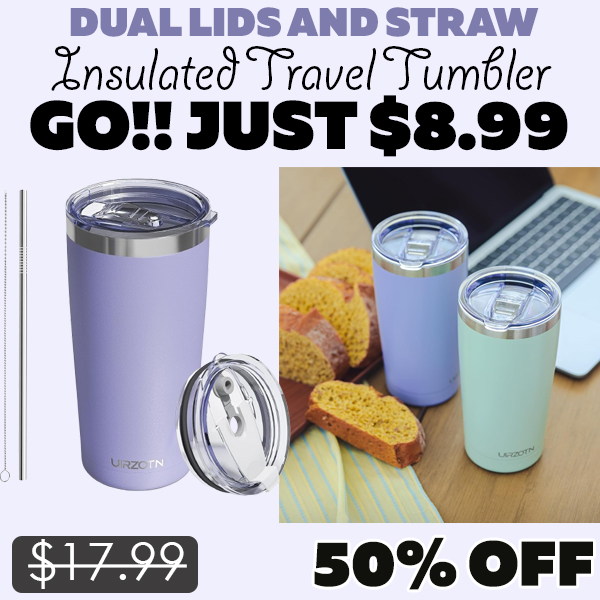 Insulated Travel Tumbler Only $8.99 (Regularly $17.99)