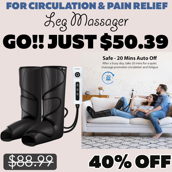Leg Massager Only $50.39 (Regularly $88.99)