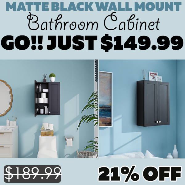 Bathroom Cabinet Only $149.99 (Regularly $189.99)