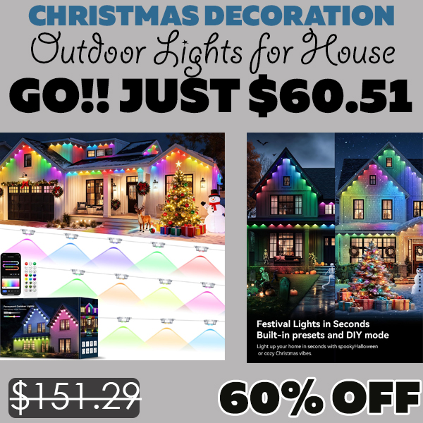 Outdoor Lights for House Only $60.51 (Regularly $151.29)