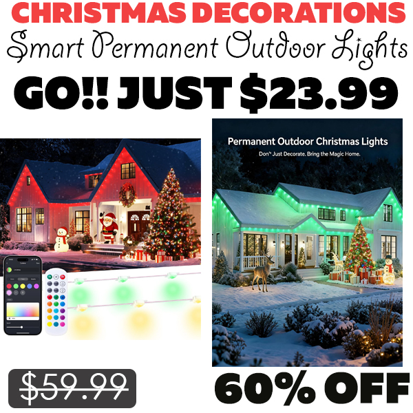 Smart Permanent Outdoor Lights Only $23.99 (Regularly $59.99)