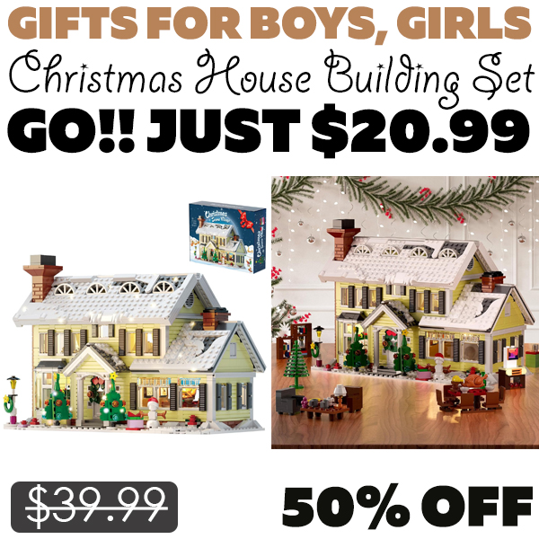 Christmas House Building Set Only $20.00 (Regularly $39.99)
