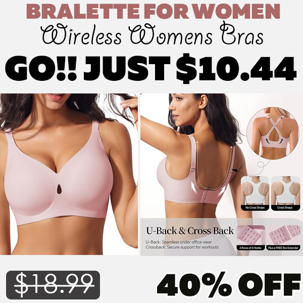 Wireless Womens Bras Only $10.44 (Regularly $18.99)