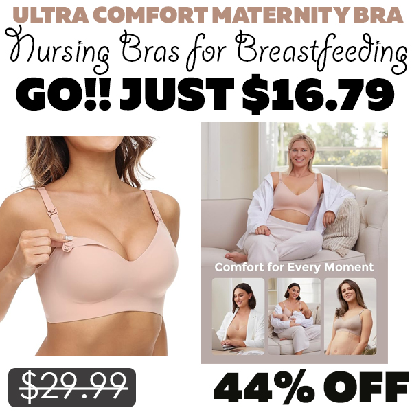Nursing Bras for Breastfeeding Only $16.79 (Regularly $29.99)