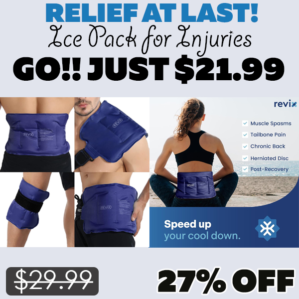 Ice Pack for Injuries Only $21.99 (Regularly $29.99)