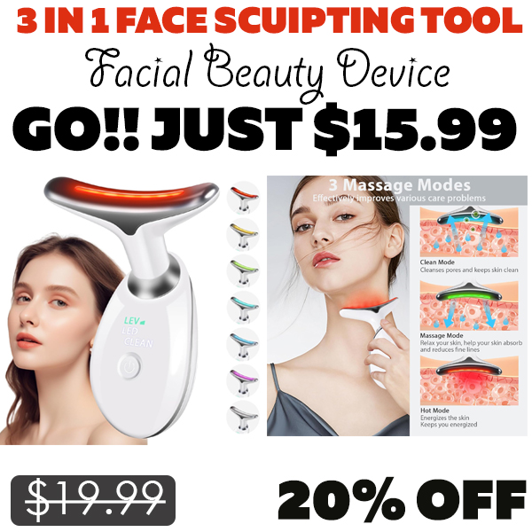 Facial Beauty De𝗏ice Only $15.99 (Regularly $19.99)