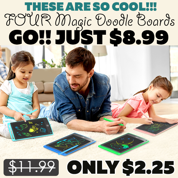 FOUR Magic Doodle Boards Only $8.99 (Regularly $11.99)