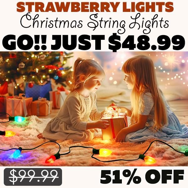 Christmas String Lights Only $48.99 (Regularly $99.99)