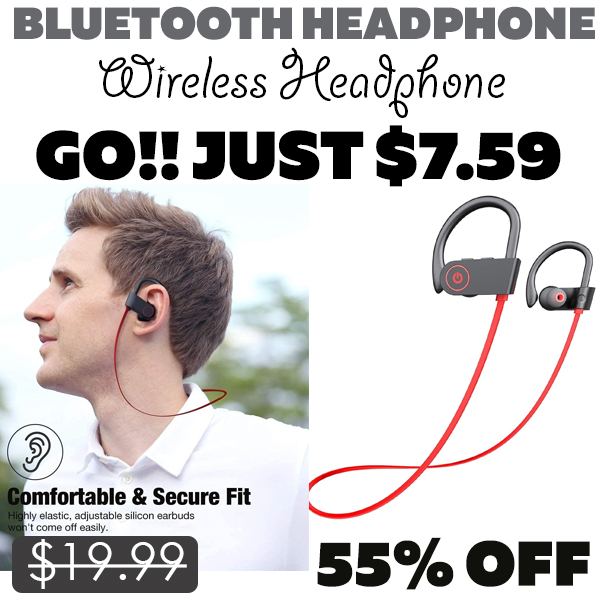 Wireless Headphone Only $7.59 (Regularly $19.99)