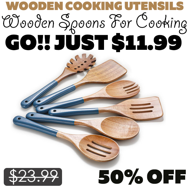 Wooden Spoons For Cooking Only $11.99 (Regularly $23.99)