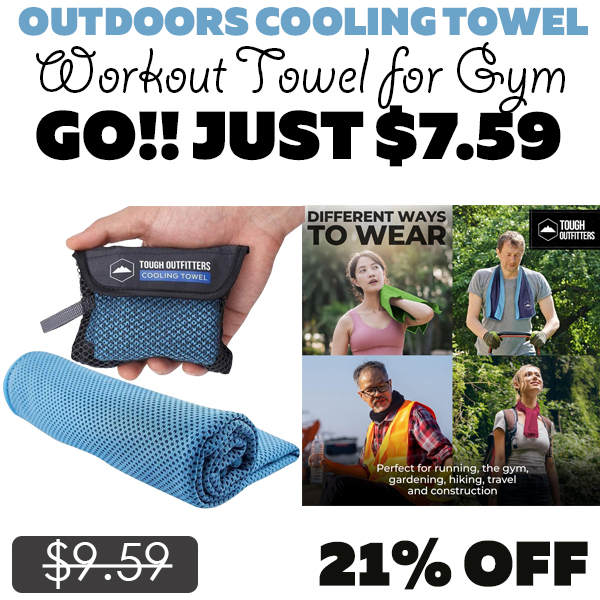 Workout Towel for Gym Only $7.59 (Regularly $9.59)