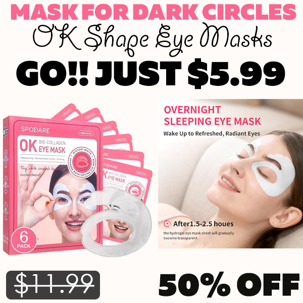 OK Shape Eye Masks Only $5.99 (Regularly $11.99)