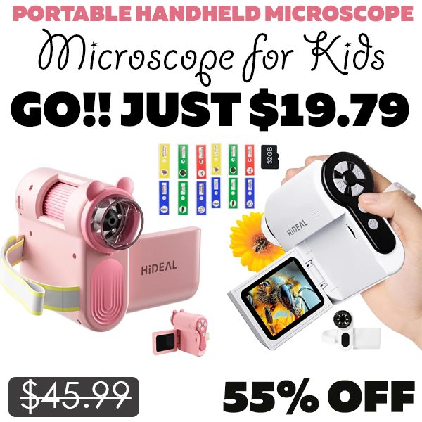 Microscope for Kids Only $19.79 (Regularly $45.99)