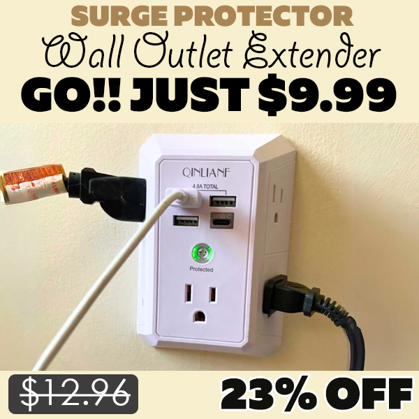 Wall Outlet Extender Only $9.99 (Regularly $12.96)
