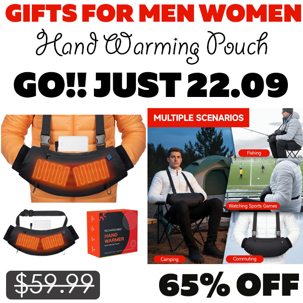 Hand Warming Pouch Only $22.09 (Regularly $59.99)