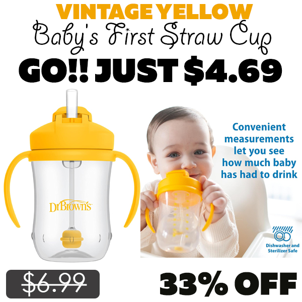 Baby's First Straw Cup Only $4.69 (Regularly $6.99)