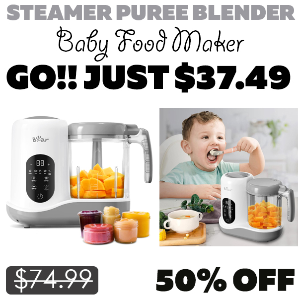 Baby Food Maker Only $37.49 (Regularly $74.99)