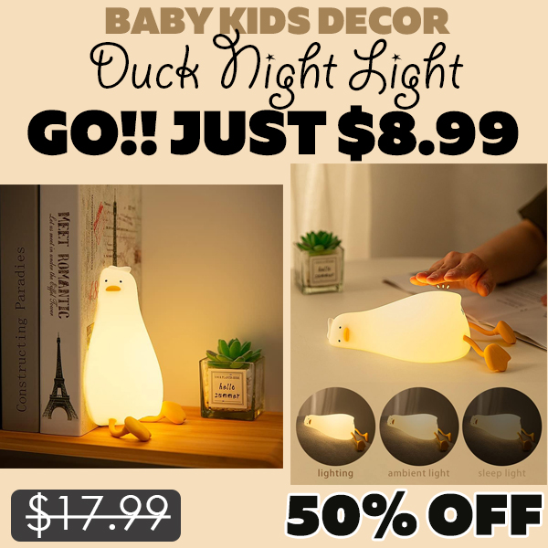 Duck Night Light Only $8.99 (Regularly $17.99)