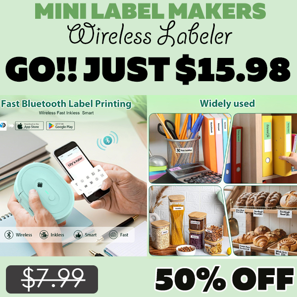 Wireless Labeler Only $7.99 (Regularly $15.98)