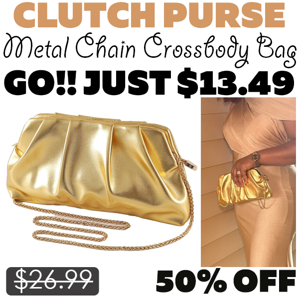 Metal Chain Crossbody Bag Only $13.49 (Regularly $26.99)