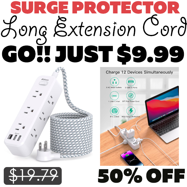 Long Extension Cord Only $9.99 (Regularly $19.79)