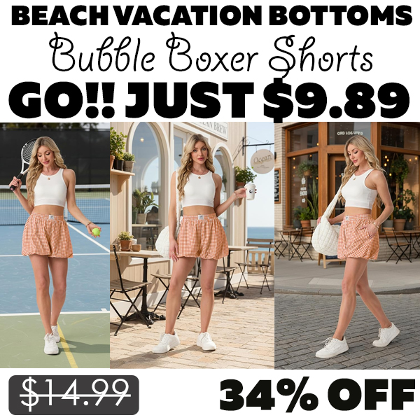 Bubble Boxer Shorts Only $9.89 (Regularly $14.99)