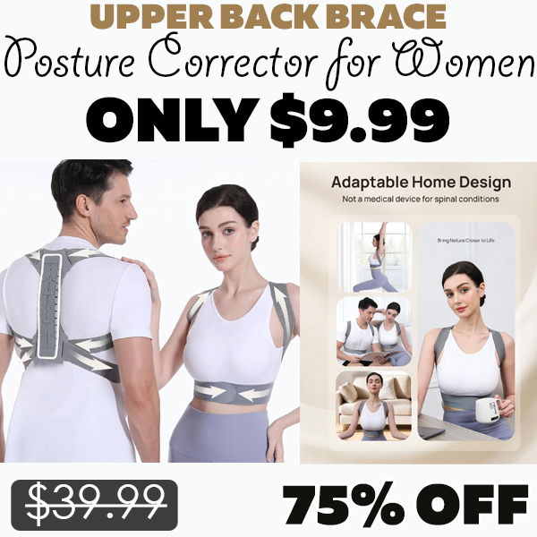Posture Corrector for Women Only $9.99 (Regularly $39.99)
