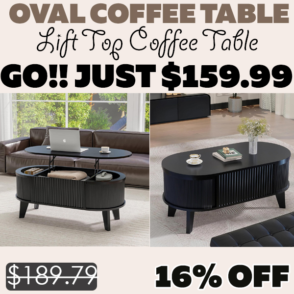 Lift Top Coffee Table Only $159.99 (Regularly $189.79)