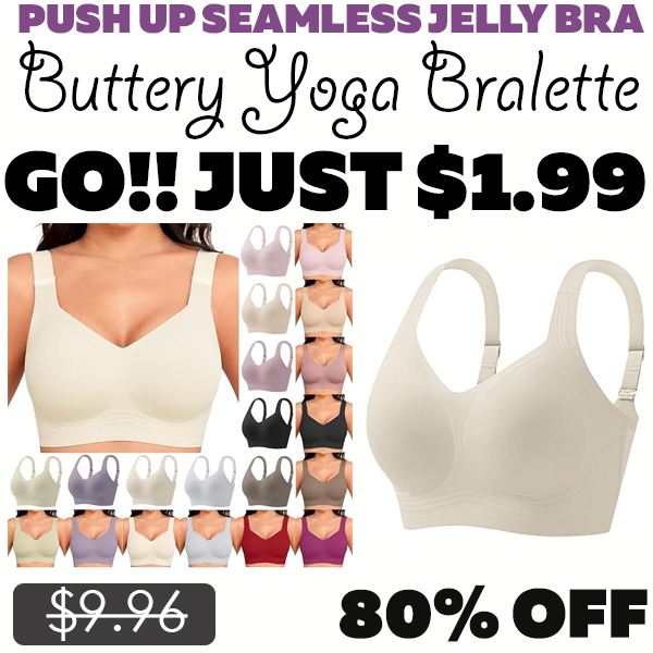 Buttery Yoga Bralette Only $1.99 (Regularly $9.96)