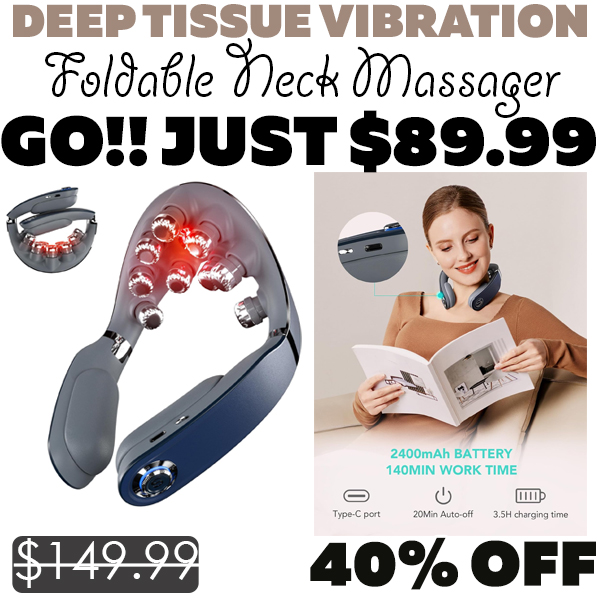Foldable Neck Massager Only $89.99 (Regularly $149.99)