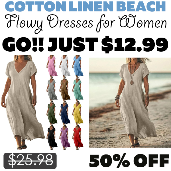 Flowy Dresses for Women Only $12.99 (Regularly $25.98)