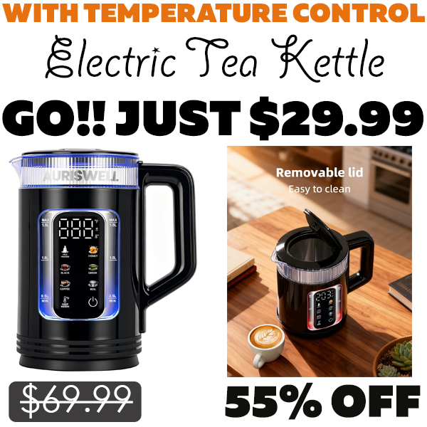 Electric Tea Kettle Only $29.99 (Regularly $69.99)