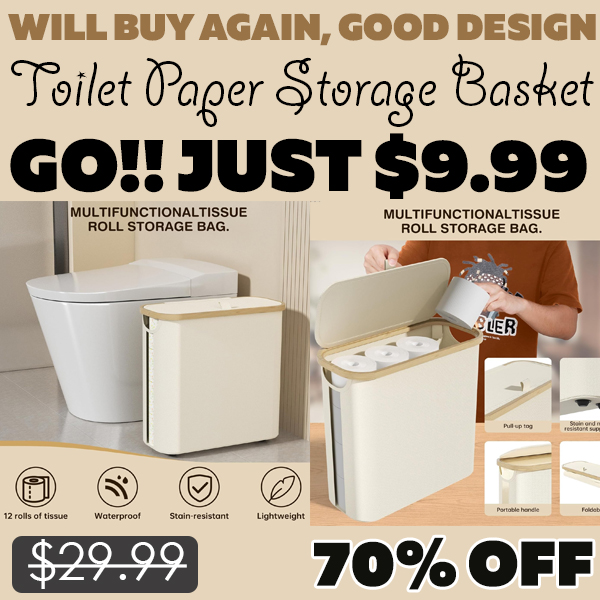 Toilet Paper Storage Basket Only $9.99 (Regularly $29.99)