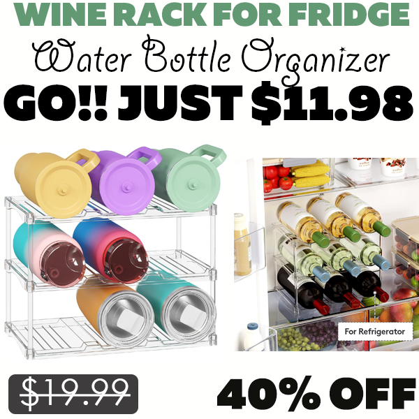 Water Bottle Organizer Only $11.98 (Regularly $19.99)
