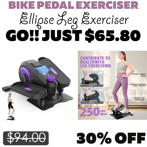 Ellipse Leg Exerciser Only $65.80 (Regularly $94.00)