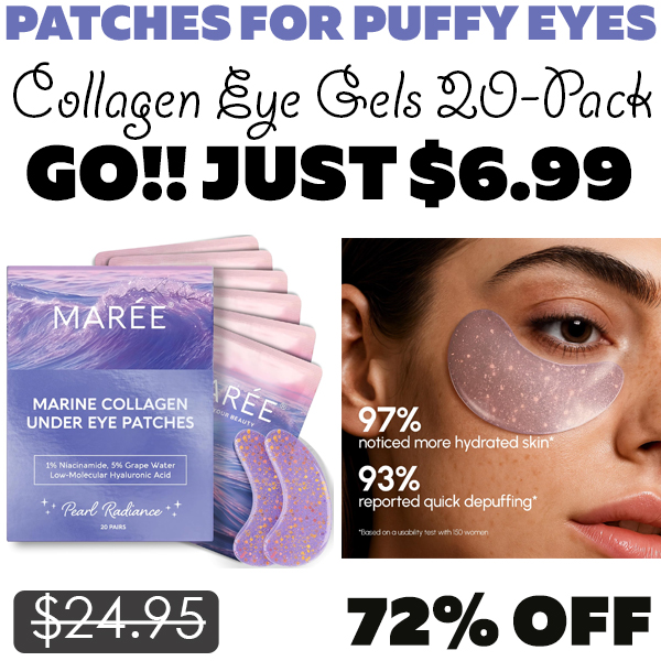 Collagen Eye Gels 20-Pack Only $6.99 (Regularly $24.95)