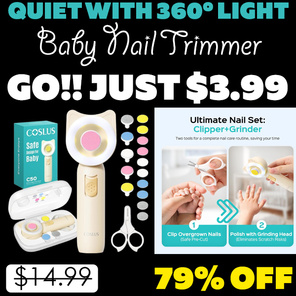 Baby Nail Trimmer Only $3.99 (Regularly $14.99)