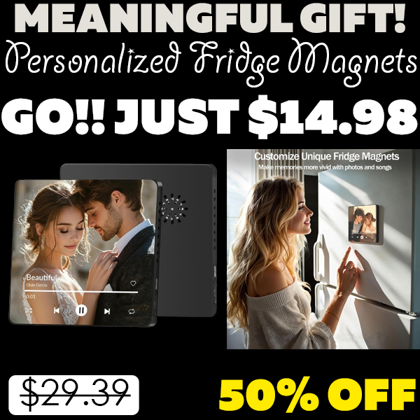 Personalized Fridge Magnets Only $14.98 (Regularly $29.39)