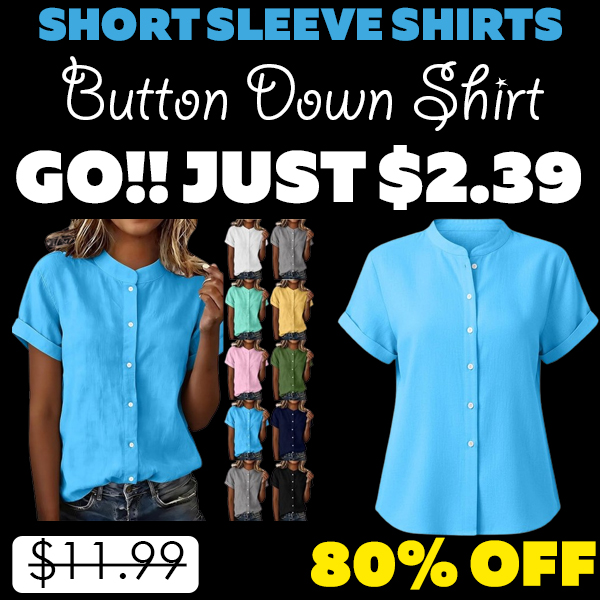Button Down Shirt Only $2.39 (Regularly $11.99)
