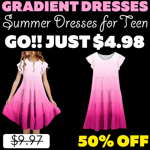 Summer Dresses for Teen Only $4.98 (Regularly $9.97)