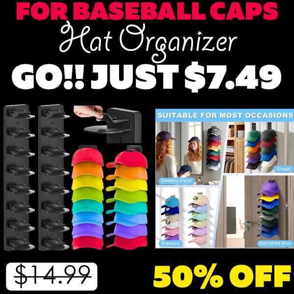 Hat Organizer Only $7.49 (Regularly $14.99)