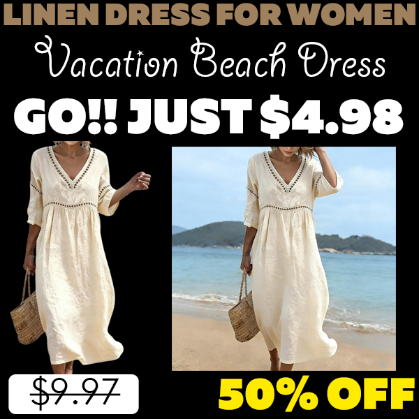 Vacation Beach Dress Only $4.98 (Regularly $9.97)