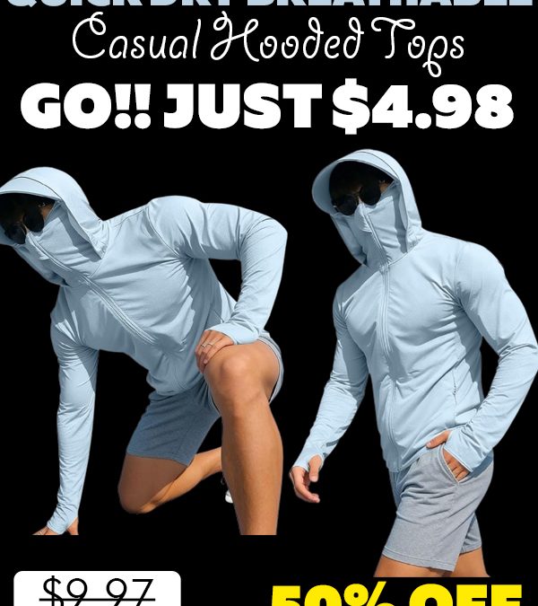 Casual Hooded Tops Only $4.98 (Regularly $9.97)