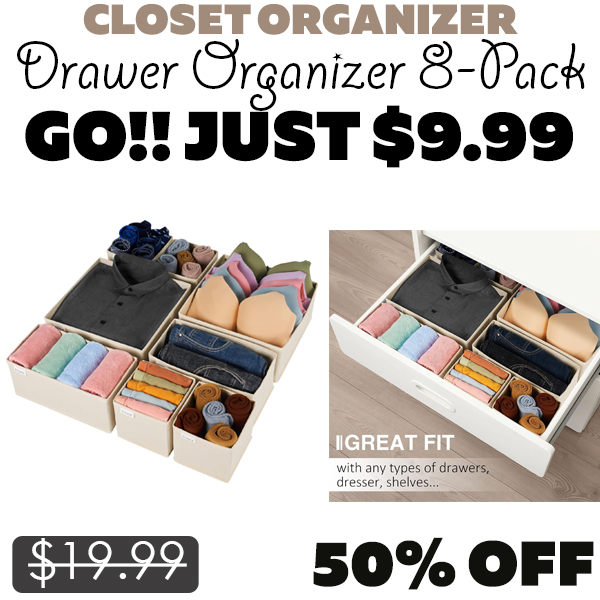 Drawer Organizer 8-Pack Only $9.99 (Regularly $19.99)