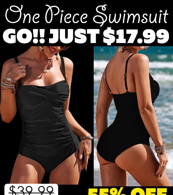 One Piece Swimsuit Only $17.99 (Regularly $39.99)