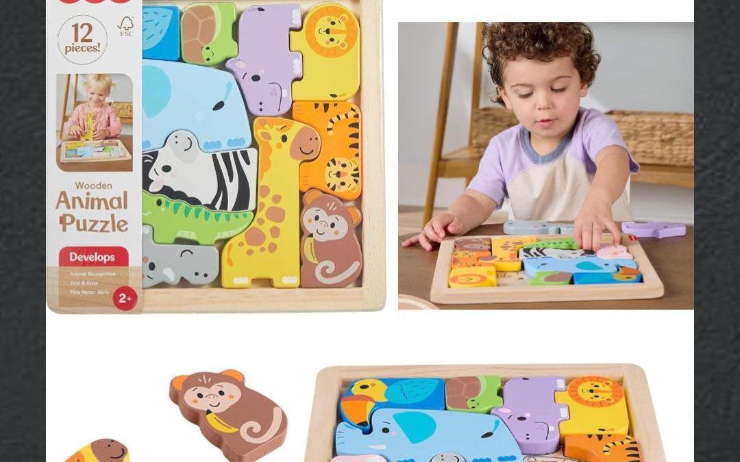 Wooden Animal Puzzle Only $9.99 (Regularly $21.59)