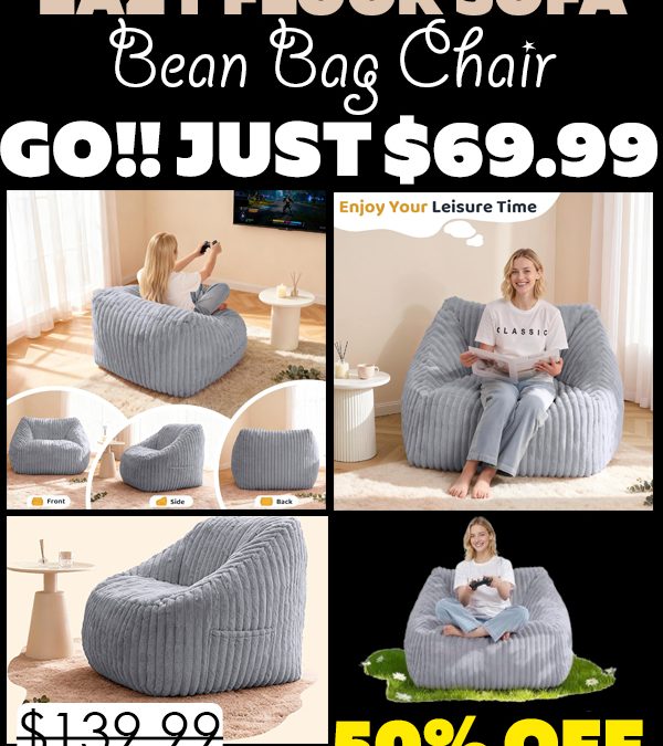 Bean Bag Chair Only $69.99 (Regularly $139.99)