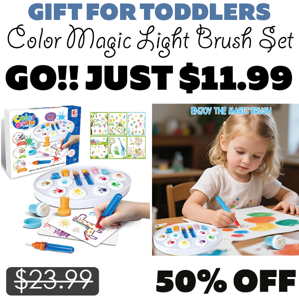 Color Magic Light Brush Set Only $11.99 (Regularly $23.99)