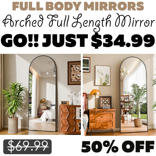 Arched Full Length Mirror Only $34.99 (Regularly $69.99)