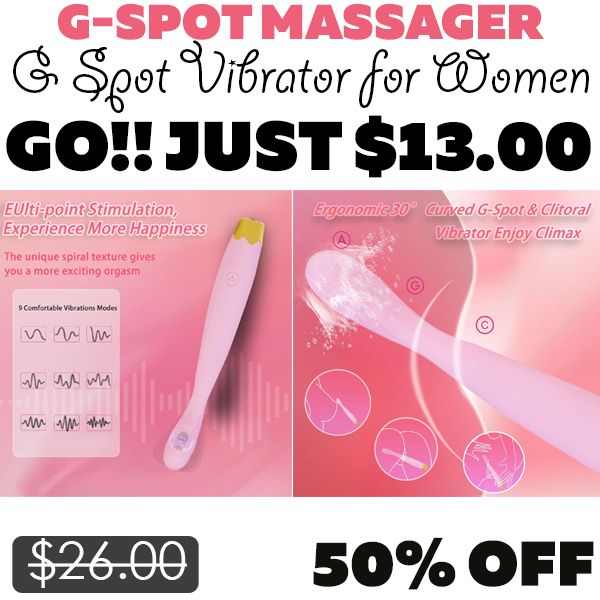 G Spot Vibrator for Women Only $13 (Regularly $26)